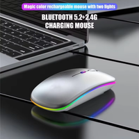 Offre Spéciale Souris Sans Fil X1 Bi-Mode 2.4G BT 4D 1600 DPI Rechargeable pour Ordinateur de Bureau et Portable