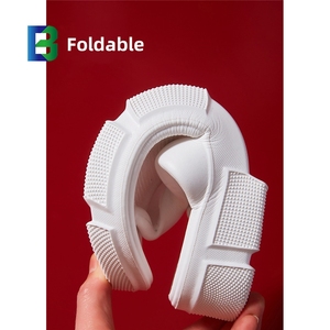 2025 estate sandalo da spiaggia da esterno grosso ortopedico EVA <span class=keywords><strong>ciabatte</strong></span> <span class=keywords><strong>infradito</strong></span> estivo con zeppa spessa 5cm da donna - Product Image 4