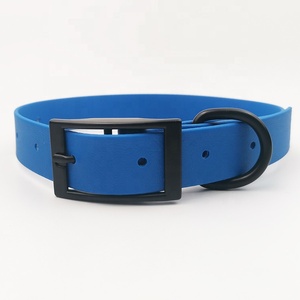 Gemaakt In China Fabriek Groothandel Massief Fluorescerend Oranje Pvc Webbing Hond Halsband Voor Wandelen En Training - Product Image 4