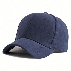 Casquettes de baseball en daim personnalisées avec logo, unisexe, couleur unie, pour femmes, vente en gros - Product Image 2