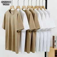 OEM Zwaargewicht Oversized T-shirt Custom Digitale Print Design logo Blank 100% Katoenen T-shirt Effen Zwaargewicht Heren T-shirt
