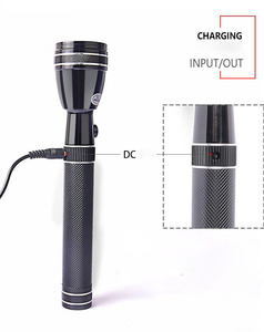 Trung Đông mạnh mẽ ánh sáng không thấm nước Công Nhân Đèn pin tự vệ dài phạm vi 5W dẫn ngọn đuốc có thể sạc lại - Product Image 2