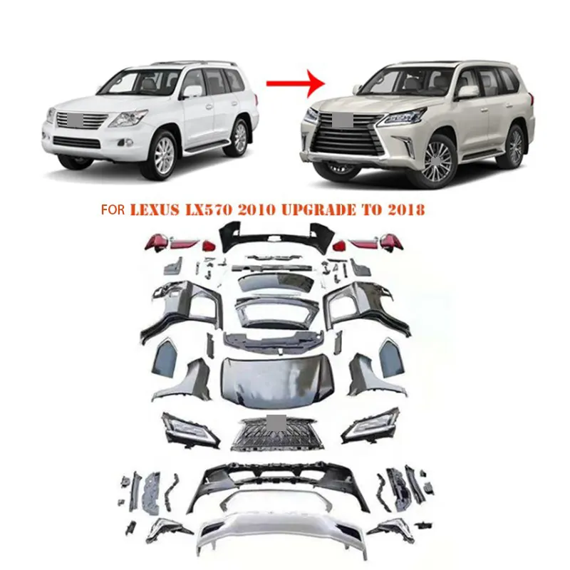 Atualizar kits de corpo facelift para lexus lx570 2008-2017 a 2018