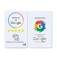 Kartu Bisnis Pembayaran RFID Mini Tag Cetak Sesuai Pesanan dengan NFC untuk Ulasan Terima Kasih Instagram & TikTok