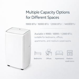 Aire Acondicionado Portátil de 10000 BTU con Refrigerante R290, Plástico, Eficiente Energéticamente, con WiFi, Fijo - Product Image 3