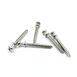 Tornillo autorroscante de acero inoxidable Phillips de cabeza alomada con arandela de retención cautiva - Product Image 4