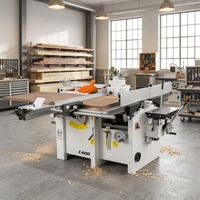 Machine à bois multifonctionnelle italienne C400 5-en-1 avec table coulissante verticale et raboteuse à bois, certifiée CE