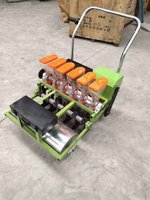 Semoir manuel électrique de haute qualité à 4 rangs pour le blé et les légumes