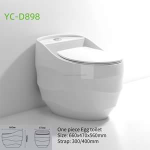 Nuovo Design colore arancione Inodoros bagno <span class=keywords><strong>WC</strong></span> un pezzo sifone in ceramica Jet 300 mm uovo tazza con Design a onde - Product Image 4