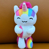 Peluche Licorne Arc-en-ciel Personnalisée OEM pour Machine à Pinces, Jouet en Peluche Doux et Mignon, Poupée Kawaii, Vente en Gros, Cadeau