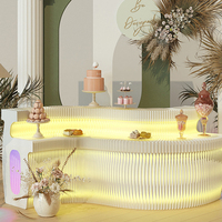 Présentoir décoratif I404 pour exposition, pliable et mobile, en forme de vase, en papier