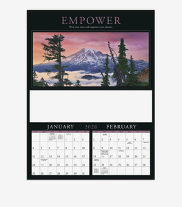 Calendriers de bureau exécutifs personnalisés avec logo, 2027, spirale premium, cadeau d'entreprise, vente en gros - Product Image 4