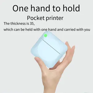 Oplaadbare Handheld Inktloze Printer Thermische Telefoon Printer Pocket A4 Mini Printer Voor Student