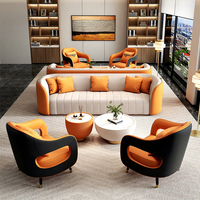 Ensemble de canapés de style nordique minimaliste moderne pour hall d'hôtel, réception, négociation, salon de beauté, réception d'entreprise, canapé de détente
