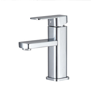 Grifo de Lavabo de Acero Inoxidable, Monomando, de un Solo Orificio, Montado en el Tapa del Lavabo, Moderno, para Baño - Product Image 3