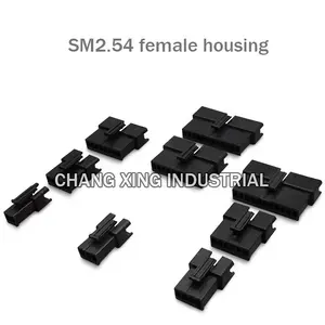 Customizable 2 3 4 5 6 7 Pin Male And Female JST SM 2.54mm Connector Wire Cable Pigtail Plug For LED Strip JST Connector