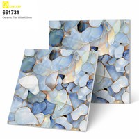 Carreaux de céramique en porcelaine plaqués or de luxe moderne, antidérapants, design imitation marbre, 60x60