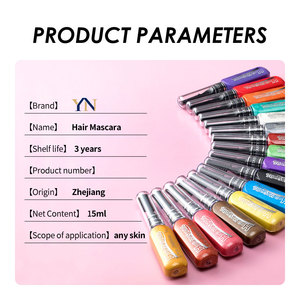 Máscara de <span class=keywords><strong>Pestañas</strong></span> de Color Personalizable OEM con Dos Cabezales de Cepillo, <span class=keywords><strong>Tinte</strong></span> para Cabello, Sin Residuos, Natural, para Festivales <span class=keywords><strong>y</strong></span> Fiestas - Product Image 6