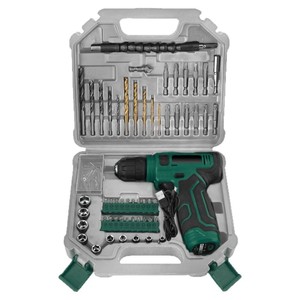 Lithium-ion <b>Drill</b> 12V 30Nm Variable Speed Reversible With 24 Accessories Plastic Case Household Use - Product Image 1