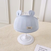 Bonnet bébé en coton de classe A, doux et respectueux de la peau, bonnet d'été respirant pour nouveau-né, 0-6 mois, léger, design mignon