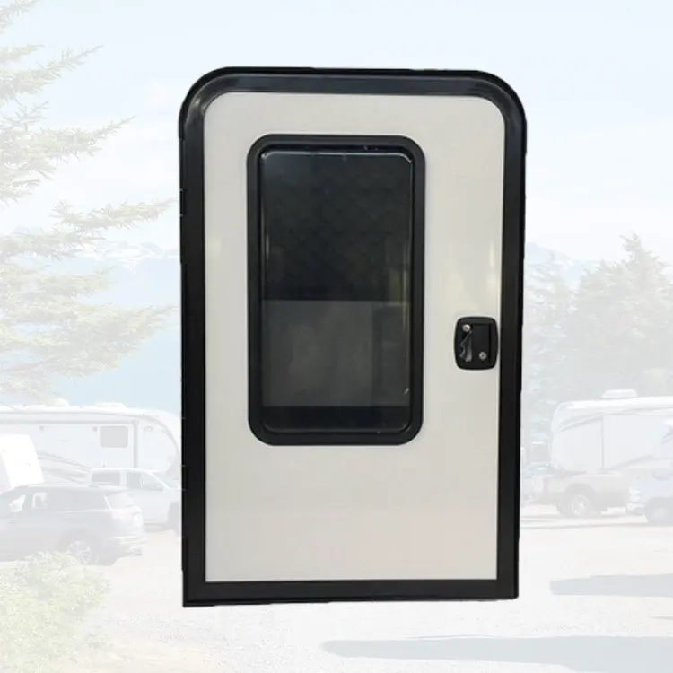Оптовая продажа от производителя 620*1100 мм алюминиевый сплав RV каплевая дверь прицепа двери по лучшей цене
