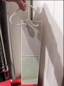 Impresión de logotipo personalizado de papel de lujo bolsas de embalaje de licor cerveza regalo bolsas única botella de vino bolsas de regalo para Navidad - Product Image 3