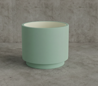Pot à bougie en ciment céramique, vente chaude, céramique brute, fourniture personnalisée pour les vendeurs transfrontaliers