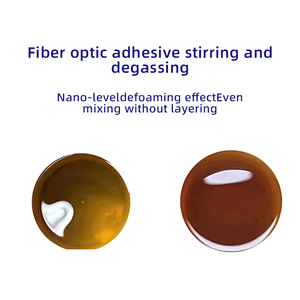 Zhidi 500ml 2 động cơ Cuộc Cách Mạng & xoay điều khiển tốc độ chân không hành tinh Máy trộn ly tâm kim loại bột + keo - Product Image 2