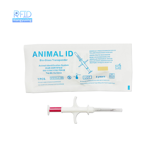 RFID Animal ID Tag ISO 11784 / 85 Livestock Microchip for Cattle Sheep Camel