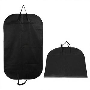 <span class=keywords><strong>Housse</strong></span> de rangement pour costume en tissu non tissé, anti-poussière et anti-humidité, noire, à suspendre - Product Image 1