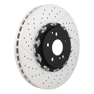 ดิสก์เบรกหน้าสำหรับ <span class=keywords><strong>Brembo</strong></span> สำหรับ Benz รวมทั้ง TT CLA spinterter ระบายอากาศ/slotted Cross-drilled Iron Rotor (360x36มม.) 2194210212 - Product Image 2