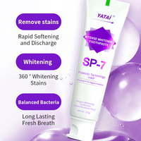 Dentifrice OEM Haleine Fraîche Anti-tartre Nettoyant Dents Élimination des Taches Dentifrice Violet