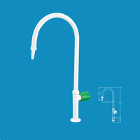Robinet de laboratoire simple en laiton de haute qualité, à faible coût et facile d'entretien, design contemporain pour écoles, ateliers et démonstrations éducatives