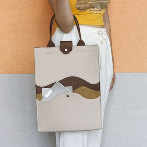 Low Price Durable Large Capacity <b>Foldable</b> Felt Cover Compact Protective Church Bible <b>Bag</b> Polyester Lining Customizable Unisex - Product Image 5