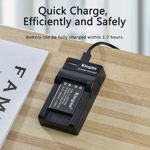 KingMa LI-40B/LI-42B 700mAh Batterie et Compact <span class=keywords><strong>Chargeur</strong></span> Simple pour <span class=keywords><strong>Olympus</strong></span> SL-58 DS6365 DS7365 DM6370 Caméra - Product Image 3