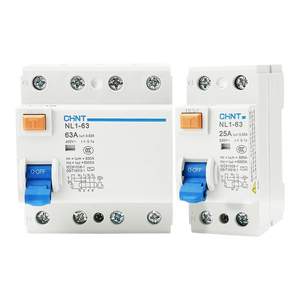 Protector de corriente residual RCCB NL1-63/2P 40A 100mA NL1-63/4P 63A 300mA NL1-63/2P 25A 30mA - Product Image 3