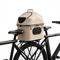 Poussette multifonctionnelle détachable pour animaux de compagnie, design 3-en-1, pliable, pour chat et chien, cadre en alliage de magnésium, roue universelle à 360 degrés