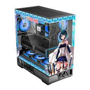 Boîtier <span class=keywords><strong>de</strong></span> jeu Hurricane Beast Parallel World Puella <span class=keywords><strong>Magi</strong></span> Madoka Magica, thème Puella <span class=keywords><strong>Magi</strong></span> Madoka Magica, ATX, <span class=keywords><strong>tour</strong></span> moyenne, panneau latéral transparent, personnalisable - Product Image 2