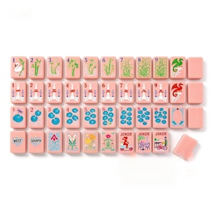 Jeu <span class=keywords><strong>de</strong></span> Mahjong américain <span class=keywords><strong>de</strong></span> luxe personnalisé en acrylique gravé, 160 pièces, pour 4 joueurs, <span class=keywords><strong>table</strong></span> <span class=keywords><strong>de</strong></span> jeu sociale - Product Image 3