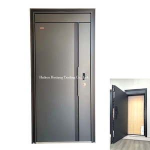 Puerta de Seguridad Metálica de Diseño Moderno para Uso en Exteriores, para Entrada Principal de Viviendas, Apartamentos y Villas - Product Image 1