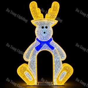 Arche lumineuse pour photos d'animaux, idéale pour les lieux photo de vacances, les expositions festives, les places commerciales et les projets décoratifs extérieurs - Product Image 3