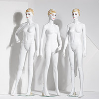 Maniquí de Maquillaje de Cuerpo Completo para Adulto, Estilo Coreano, con Vestido de Novia y Postura de Pie para Exhibición en Escaparates de Tiendas de Ropa