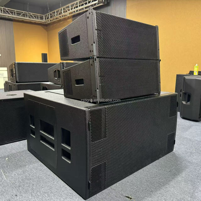 WPC Dual 10 Inch 3 Ways Passive Line Array Speakers Dj Sound Equipment System Professional Audio Stage Speakers