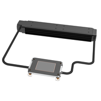Hongyi haute Performance 1U 400W Intel LGA 4189 refroidisseur de processeur en aluminium radiateur de refroidissement par eau dissipateur de chaleur pour poste de travail de serveur