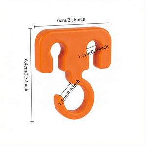 Portable Camping Rope <b>Hook</b> Multifunctional Plastic Hanging <b>Hook</b> For Outdoor Tent Clothes Hanging - Product Image 2