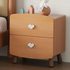 Mesita de Noche Moderna de Estilo Nórdico para Dormitorio y Sala de Estar con 2 Cajones, Requiere Ensamblaje Completo - Product Image 4