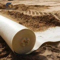 Tissu géotextile en plastique PP non tissé pour l'agriculture industrielle, le drainage, le contrôle des adventices et la séparation des sols