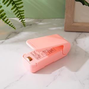 Mini máquina de sellado de alimentos, bolsa de almacenamiento de paquetes de plástico portátil, sellador térmico - Product Image 5