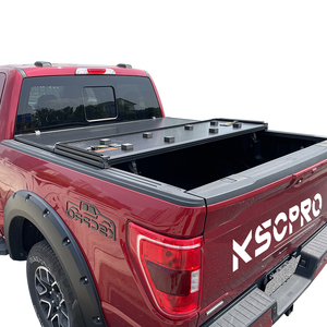 Kscpro เตียงรถบรรทุกพับสามทบแข็งฝาครอบกระบะสำหรับ2012-2022 <span class=keywords><strong>Ford</strong></span> <span class=keywords><strong>Ranger</strong></span> <span class=keywords><strong>wildtrak</strong></span> - Product Image 1