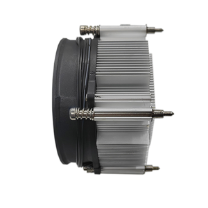 High Density Extruded Aluminum Fin Round Cpu Heatsink with 4pin PWM RGB Fan for 1156 1155 1151 1150 1200 Cpu Cooler - Product Image 5